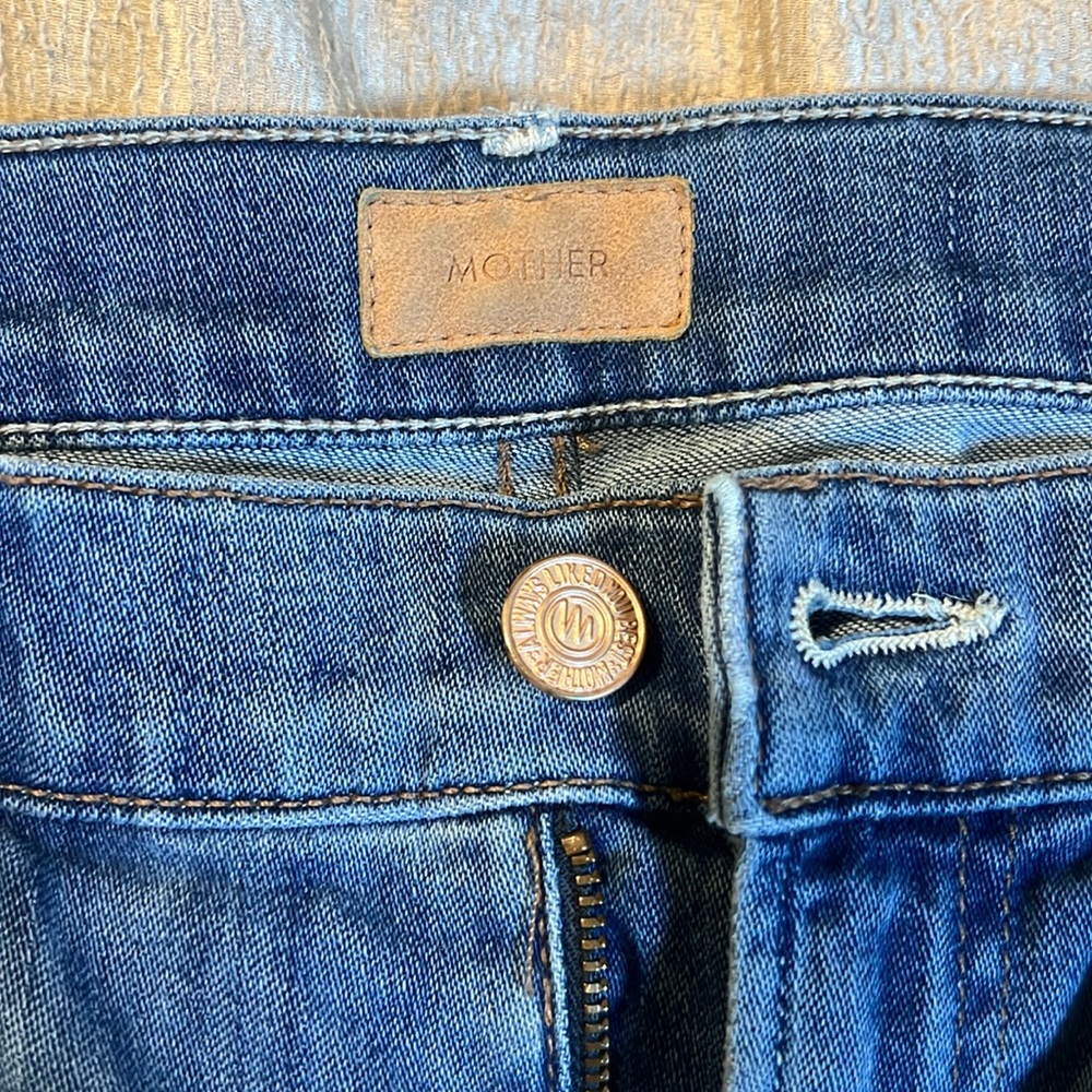 Mother denim -high waisted rascal ankle fray - Picture 2 of 12